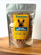 Zoomies™ Jerky Strips – 100% Chicken Dog Treats